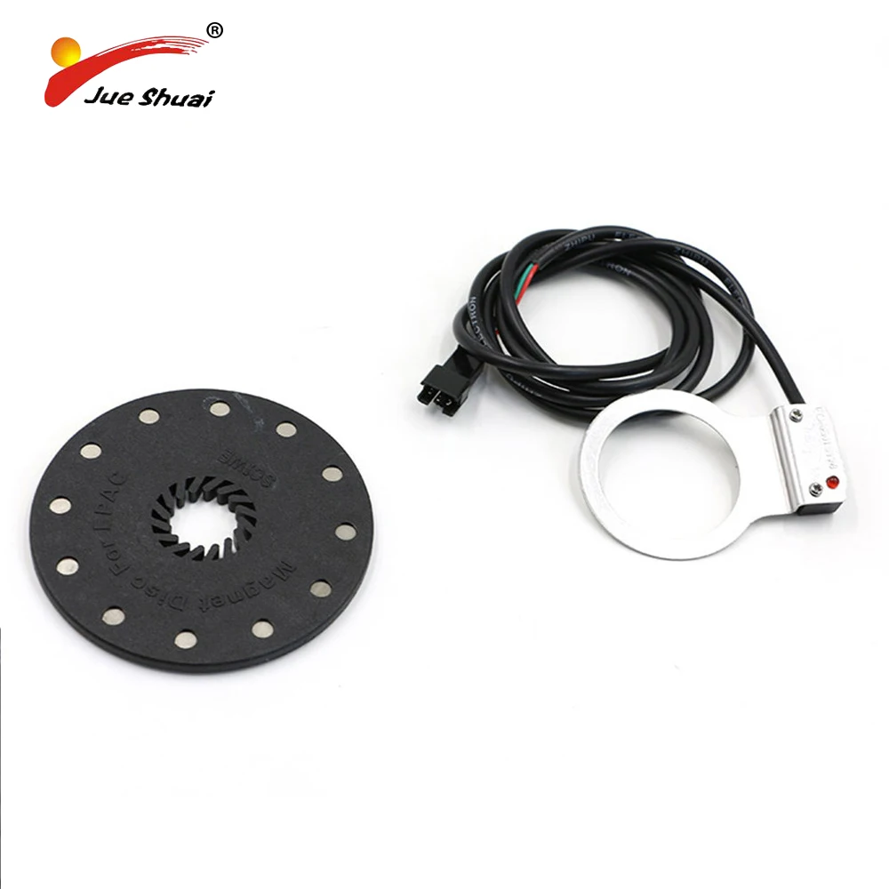 Flash Deal Electric Bicycle Pedal 12 Magnets E-bike PAS System Assistant Sensor Speed Sensor Black Color Easy to Install for Free Shipping 4