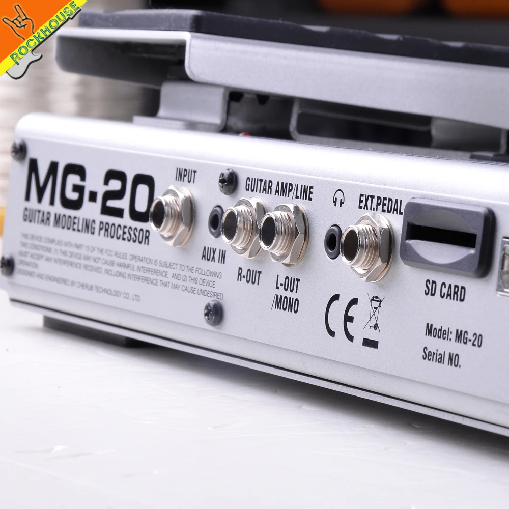 NUX MG 20 гитара Мульти педаль эффектов Guitarra моделирующий процессор эффекты 60