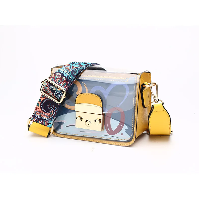 Transparent Crossbody Bags for Women Summer Bag Bolso Transparente Mujer Petit Sac Femme