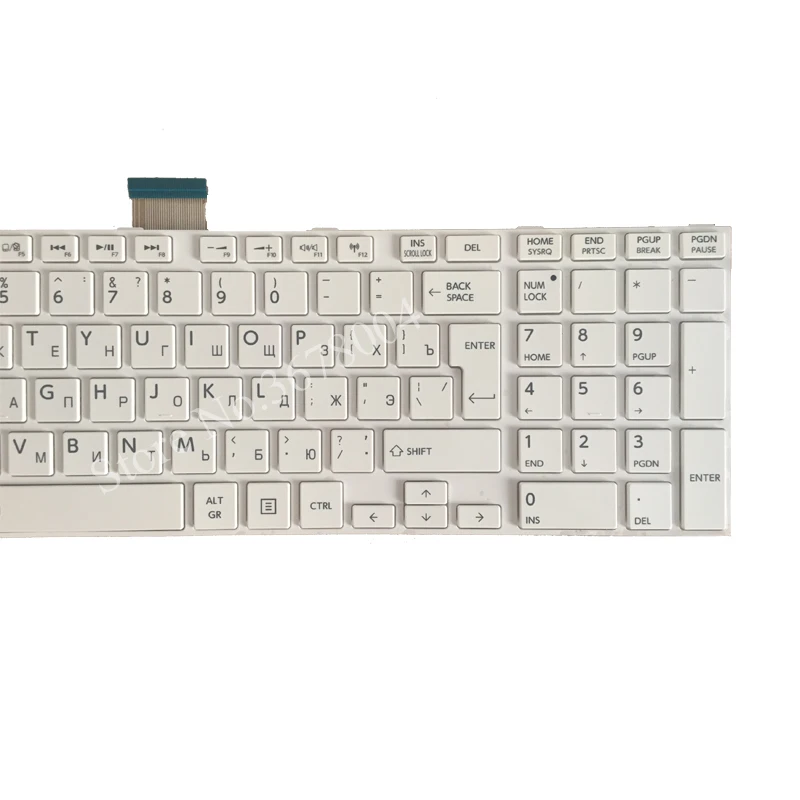 Новинка для Toshiba satellite l50 a s50 s55 l70 l75 c70 c75 RU белая Русская клавиатура|for toshiba|ru