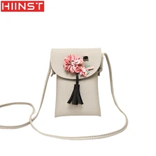 

Women Applique Floral Mini Handbag Phone Bag Shoulder Bag Messenger Bag Purse L227