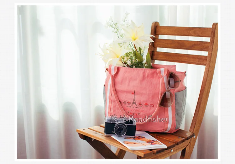 Womens camera shoulder tote bag KM5135-7