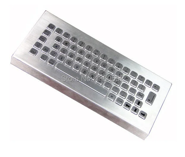 Brushed stainless steel compact IP65 industrial metal custom desktop