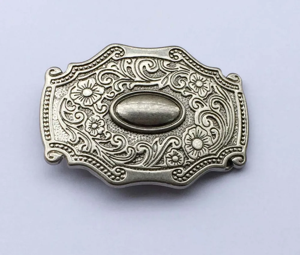 

Floral Flower Cowboy Cowgirl Western Belt Buckle suitable for 4cm wideth belt with continous stock