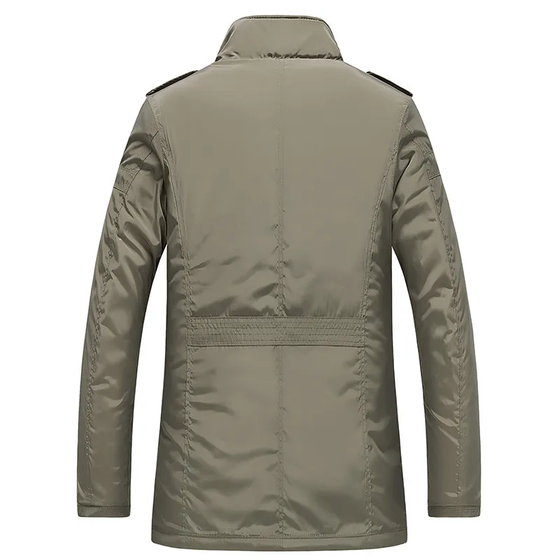 Skup Parka męskie płaszcze 2018 kurtka zimowa mężczyźni cienka bawełna znosić ciepły płaszcz Top marka odzież Casual męska płaszcz topy rozmiar kurtka M 5XL
