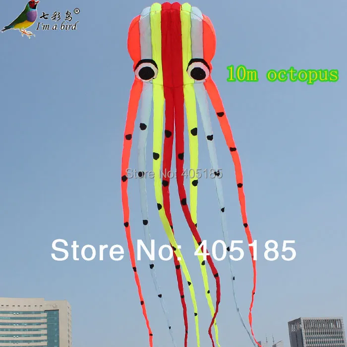 

Outdoor Fun Sports High Quality 10m Power Kite Software Octopus Flying Free Shipping