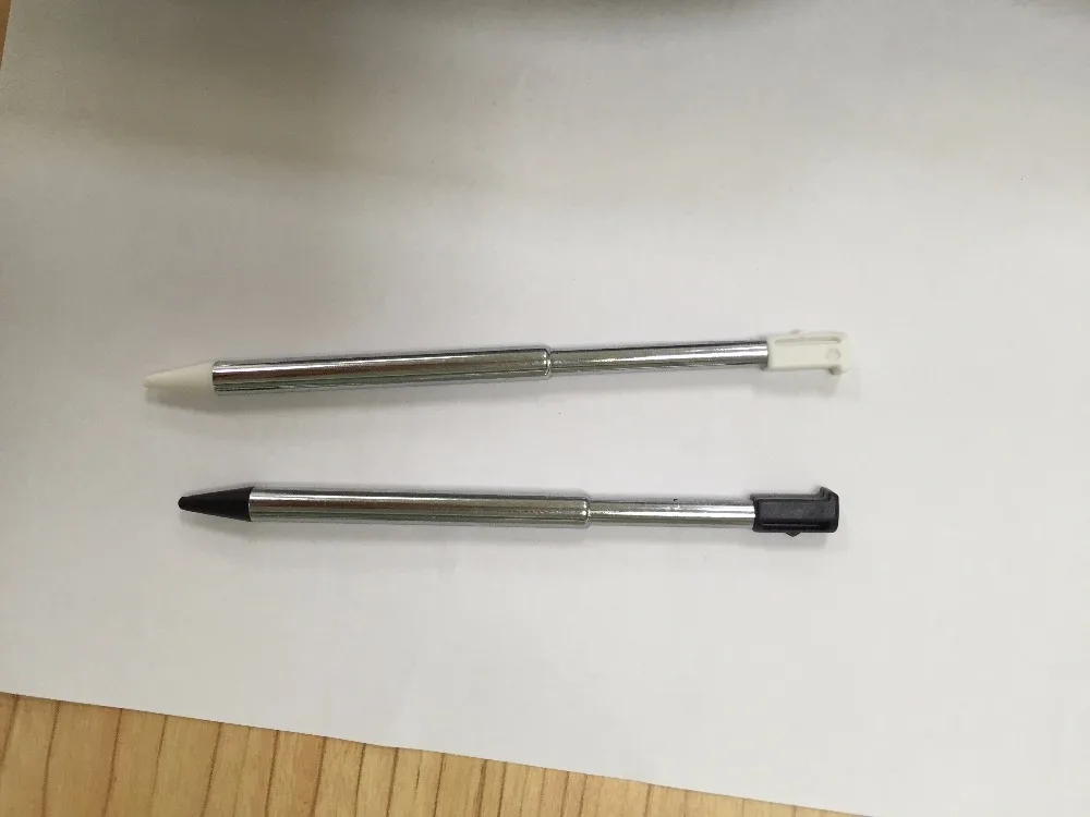 

500pcs black white color brand new touch stylus for 3ds metal stylus