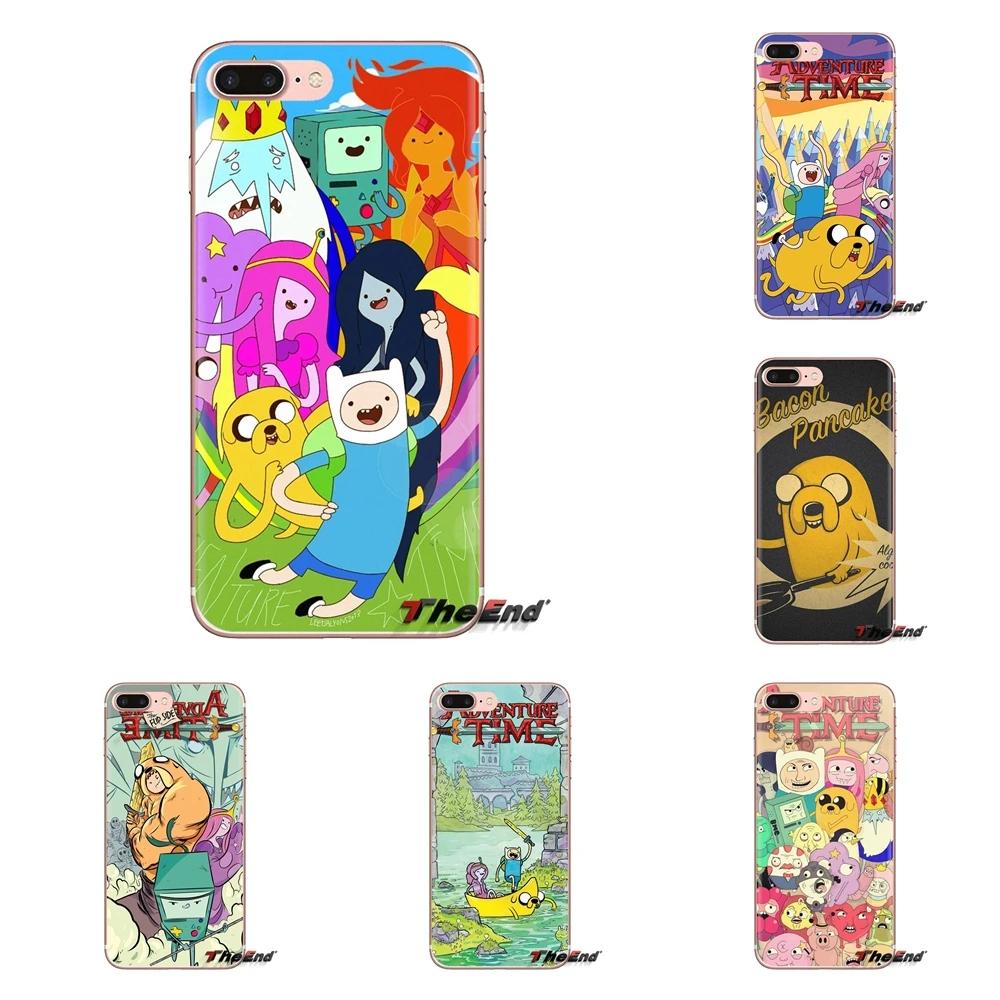 

For Xiaomi Mi4 Mi5 Mi5S Mi6 Mi A1 A2 5X 6X 8 9 Lite SE Pro Mi Max Mix 2 3 2S Transparent Soft Cases Covers Adventure Time