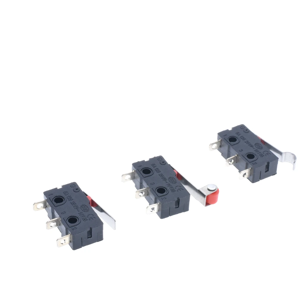Концевой микро выключатель KW12 100 шт./лот 3 Pin N/O N/C All 5A 250VAC|Выключатели| |
