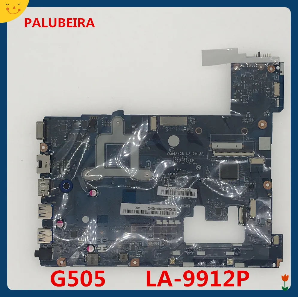 

PALUBEIRA LA-9912P motherboard For Lenovo G505 Laptop motherboard (with E1-2100 ) Compatible with A4 A6 A8 CPU