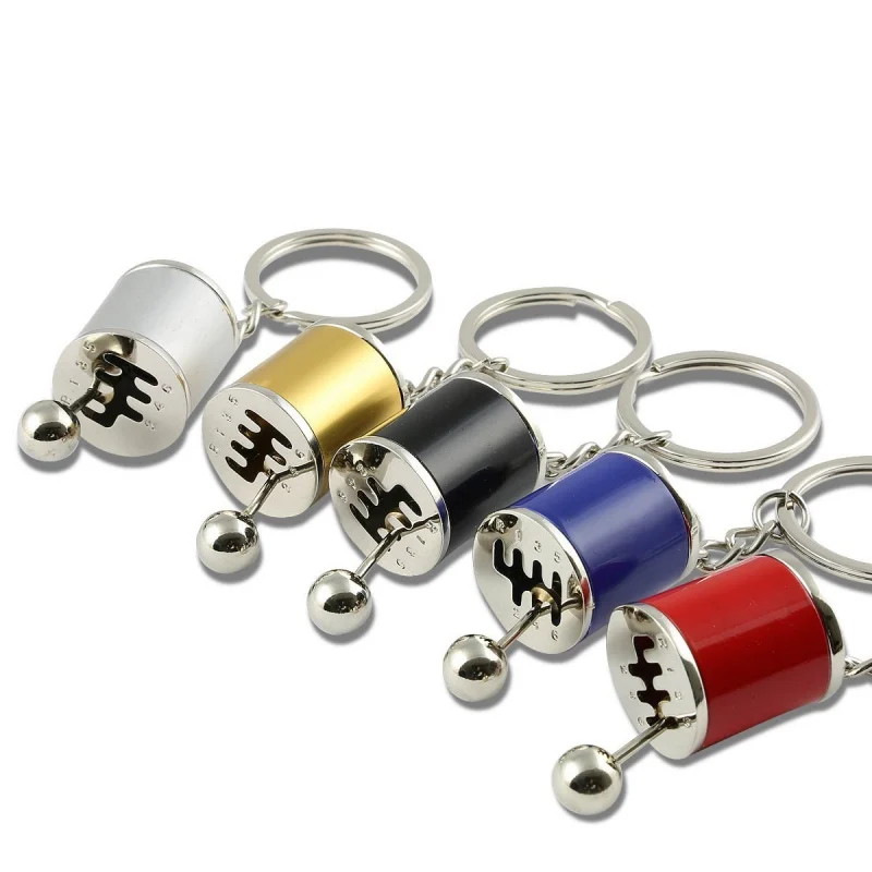 

Fancy Modified Keychains Gear Head Key Chain Wave Box Keyring Key Rings Keyfob Accessories New