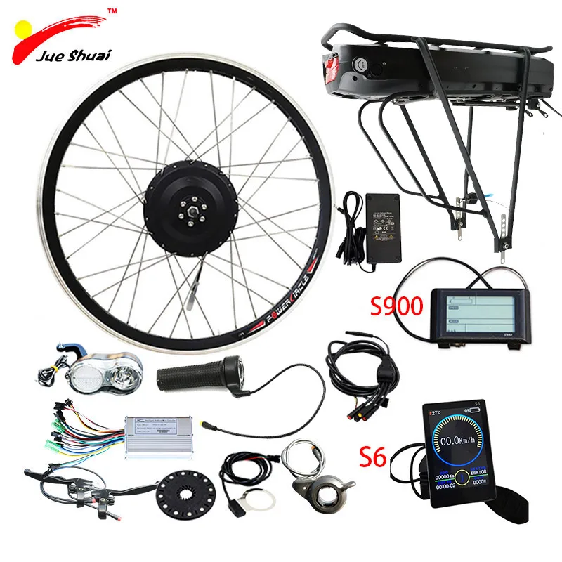 48V500W комплект для переоборудования электрического велосипеда с 48V16AH батареей для 2" 700C(28") моторное колесо электровелосипеда bicicleta eléctrica