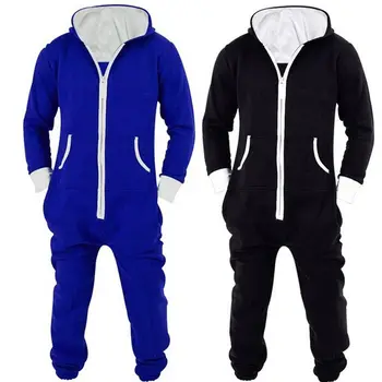 

Winter Men's Plus Size Home Jumpsuit Pajamas Unisex Adult Casual Lounge Clothes Men underwear homewear pyjamas Sets 122903