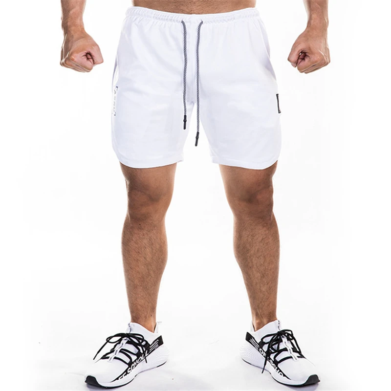 Новое поступление летние модные мужские s Фитнес Бодибилдинг дышащие быстросохнущие Короткие тренажерные залы мужские повседневные шорты для бега
