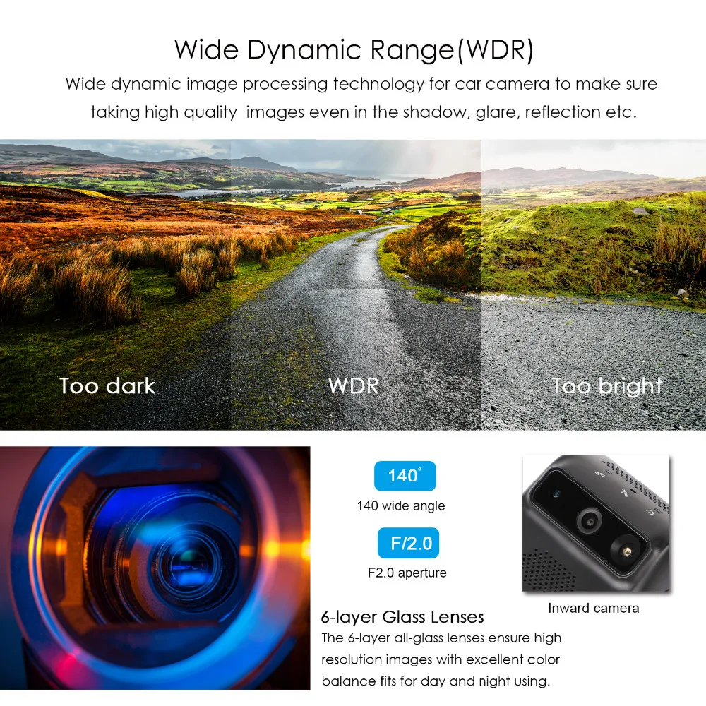 3G GPS Tracker Car Smart Dash Camera Car DVR JC200 EdgeCam Dual Lens Full HD 1080P Black Box SOS WiFi Night Vision Oil Cut-off