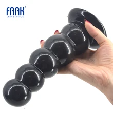 FAAK big dildo strong suction beads anal dildo box packed butt plug ball anal plug sex