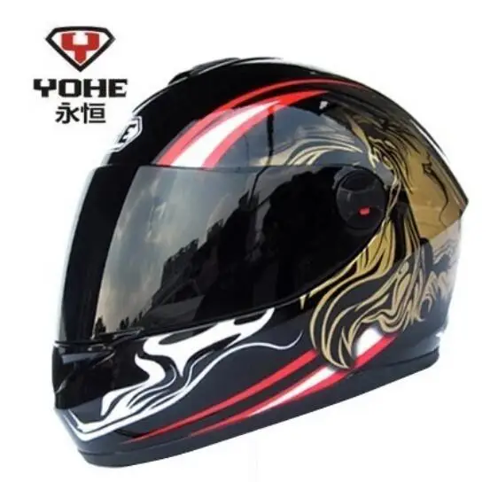 

YOHE Extra Large Full Helmet Motorcycle Helmet Electric Vehicle Full Helmet YH966 Four Seasons Full Helmet
