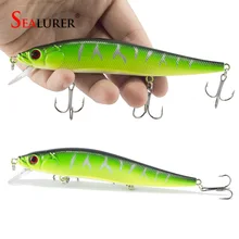 1PCS/lot 14 cm 23.7 g Fishing Lure Minnow Hard Bait with 3 Fishing Hooks Fishing Tackle Lure 3D Eyes Free Shipping