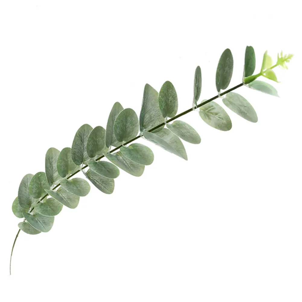 

15 pcs/set Artificial Eucalyptus Leaves Simulation Green Plant Tree Branches Fake Leaf Wedding Home Garden Decoration