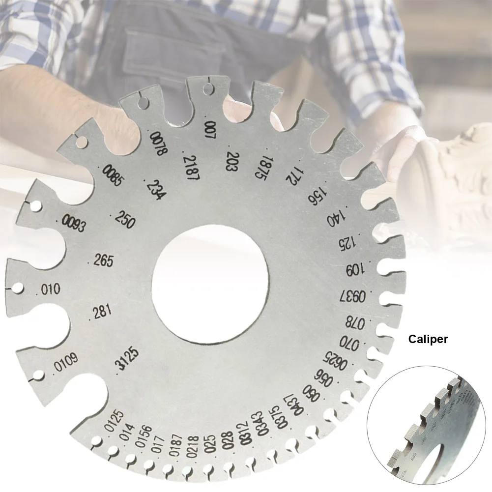 Новинка, из нержавеющей стали провода Калибр круглый AWG SWG провода Gage Толщина измерительный прибор линейка