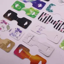 200 шт новое ожерелье подвеска-открытка/заколка для волос DIY ожерелье карта украшение с индивидуальным логотипом карта 300gsm бумажный картон 90x35 мм