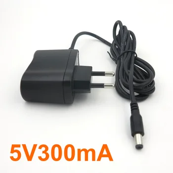 

VORED 1PCS High quality 5V 300mA 5.5x2.5mm Universal Charger AC DC Power Supply Adapter US/EU/UK/AU Plug for fingerprint lock