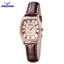 PREMA Brand women watches Fashion female watch 2019 Ladies Casual Quartz leather Clock WristWatch dropshipping