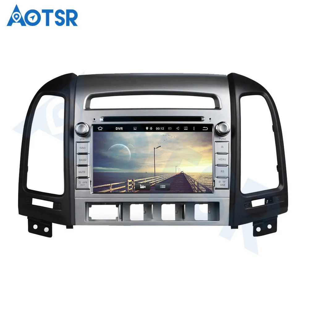 Perfect DSP IPS Android 9.0 4GB+64GB Car Navigation DVD Player For Hyundai Santa Fe 2006-2011 Head unit Radio recorder Auto Radio player 7