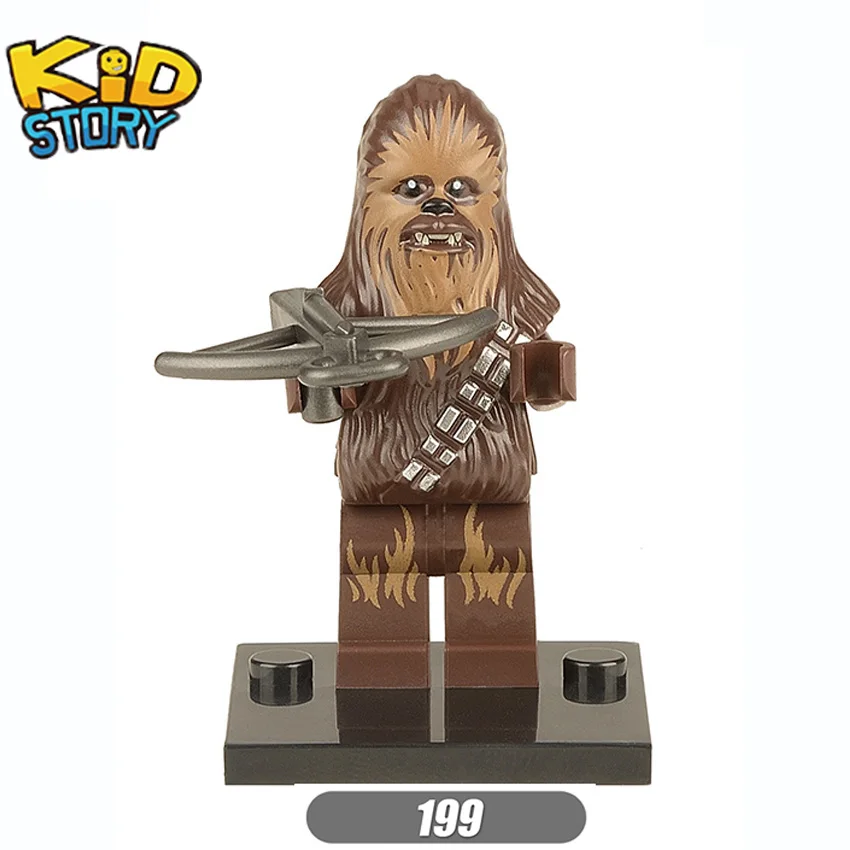 Игрушечные строительные блоки &quotЗвездные войны&quot &quotchewbacca starwars&quot &quotLuke Leia Han