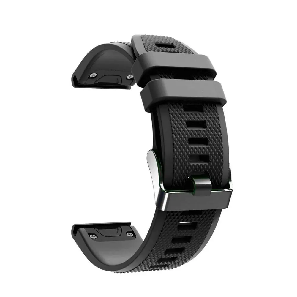 Luxury Replacement TPU Wristwatch on for Garmin Fenix 5X / 5X Plus / 3 / 3 HR Watch Strap Bands Smartwatch Buckle Wrist Band