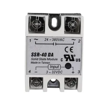 

24-480V 40A Solid State Relay Module Single Phase Semi-Conductor Relay Shield Board for 3D Printer Parts Accessories