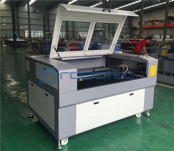 

High precision leather fabric laser cutting machine with water chiller/1300*900MM CO2 laser engraving machine