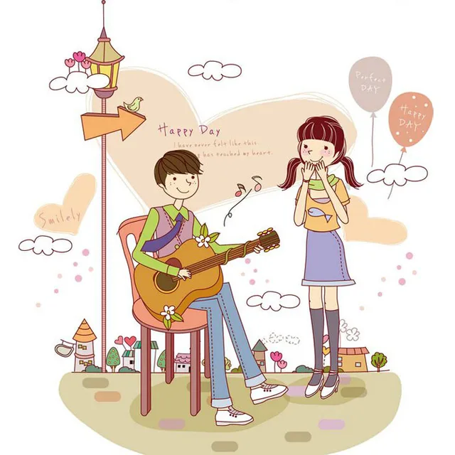 [Sábado Monopolio] bricolaje home decor chica escuchando chico tocar la