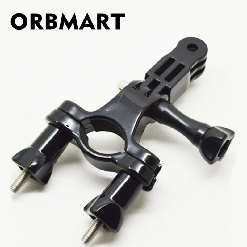 

ORBMART Bike Handlebar Scooter Seatpost Pole Mount Adapter + Three-way Adjustable Pivot Arm For Gopro SJCAM SJ4000 SOOCOO Camera