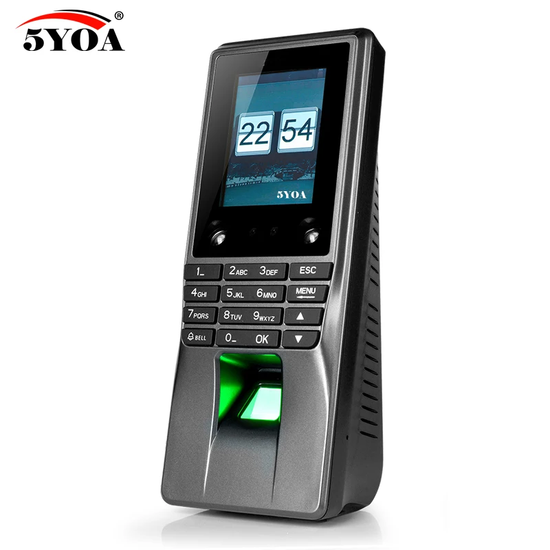 5YOA 5YBM10A биометрический отпечаток лица контроль доступа время посещаемость машина Электрический домофон код системы дверной замок