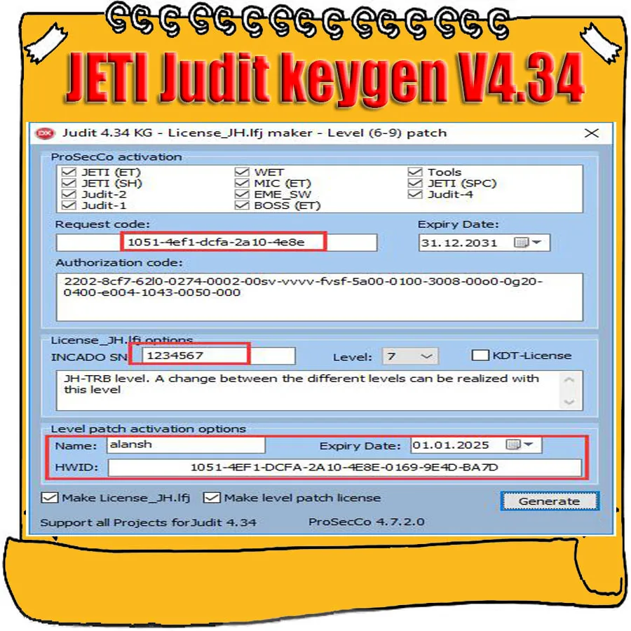 

2019 Hot Sell for Jungheinrich (JETI) Judit -4 v4.34 License and ET SH Keygen License_JH.lfj Maker Level 6-9 Patch