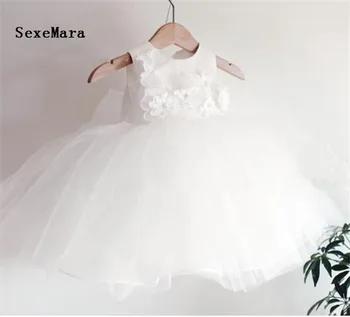 

New Ivory White Baby Birthday Dress Baby Girl Christening Gowns Baby Girl Baptism Dresses First Birthday Dress Size 3-24M