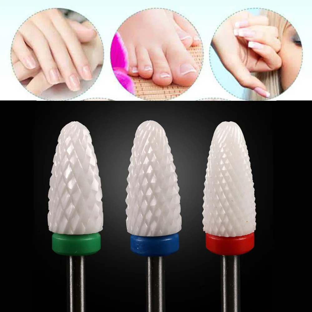 

Manicure Drill Accessories Ceramic Nail Drill Bit 3/32'' Dead Skin Nail Polish Tool Trimmer Dead Skin Rod Manicure Tool