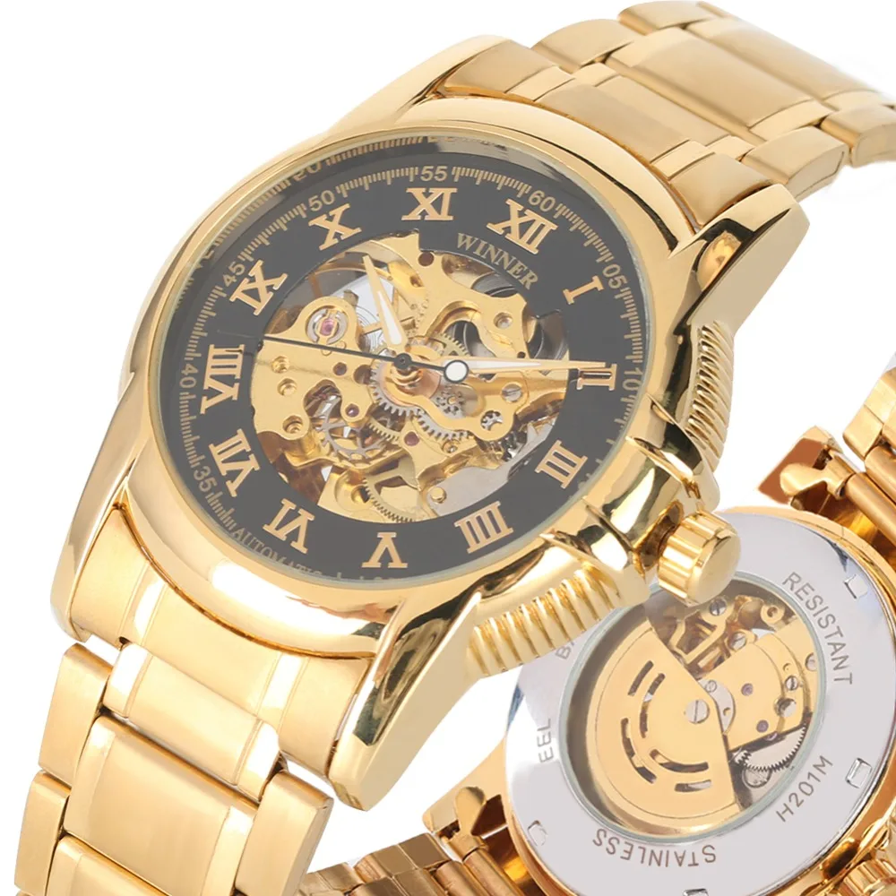 

Mechanical Watch Men Top Brand Luxury Automatic Watches Tevise Skeleton Wristwatch High Quality Timepieces Clock reloj hombre