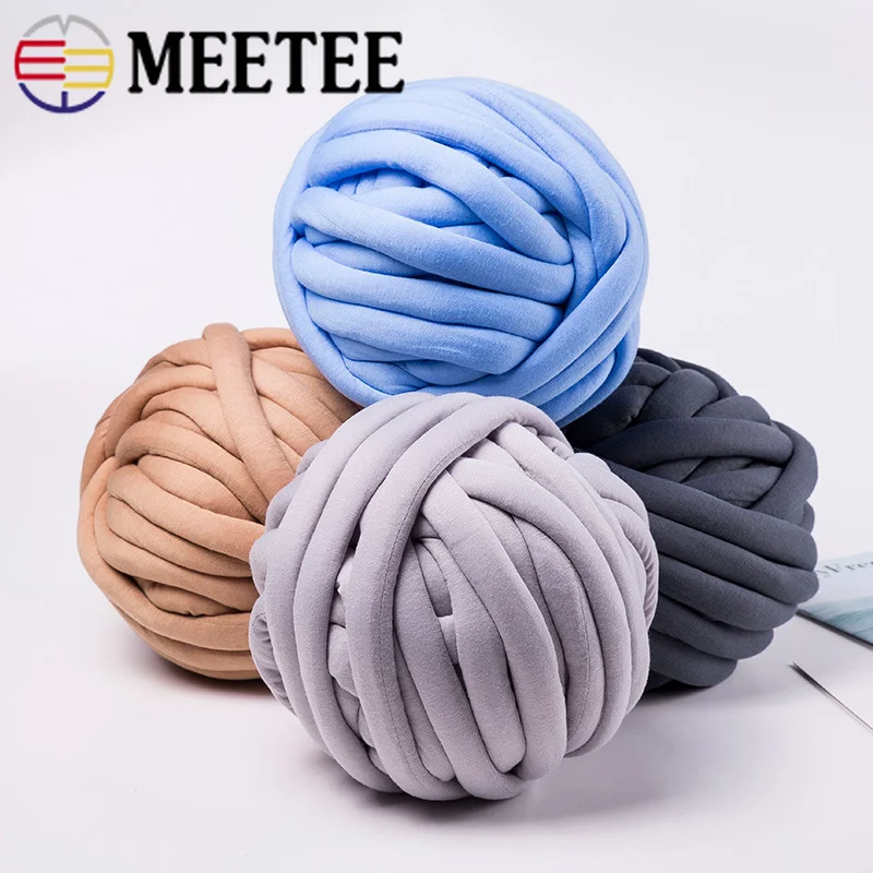 Meetee 250g Colorful Gold Wire Imitation Velvet Wool Yarn Hand Weaving Scarf Baby Line DIY Crochet Knit Soft Yarns Material