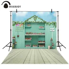 Allenjoy фон для фотосъемки свадьбы Весенний сад Цветы деревянный