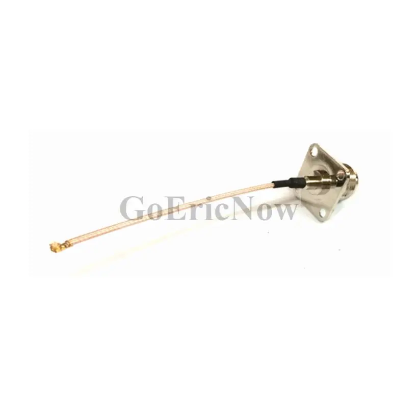 10 шт. RF коаксиальный 50 Ом N Женский Фланец к Ipex U.FL Ipx RG178/1 13 мм кабельный разъем (10 см