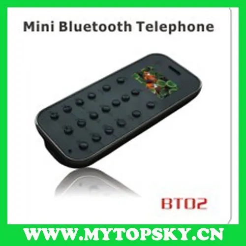 Stereo Bluetooth headset with keypad BT 02 mini bluetooth telephone+for
