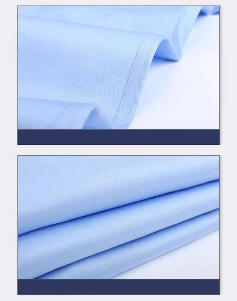 mens short sleeve white shirt High Quality 2021 Brands New Regular Fit Shirts for Men Business Long Sleeve Cufflink Cotton Solid Color Camisas De Hombre mens short sleeve dress shirts