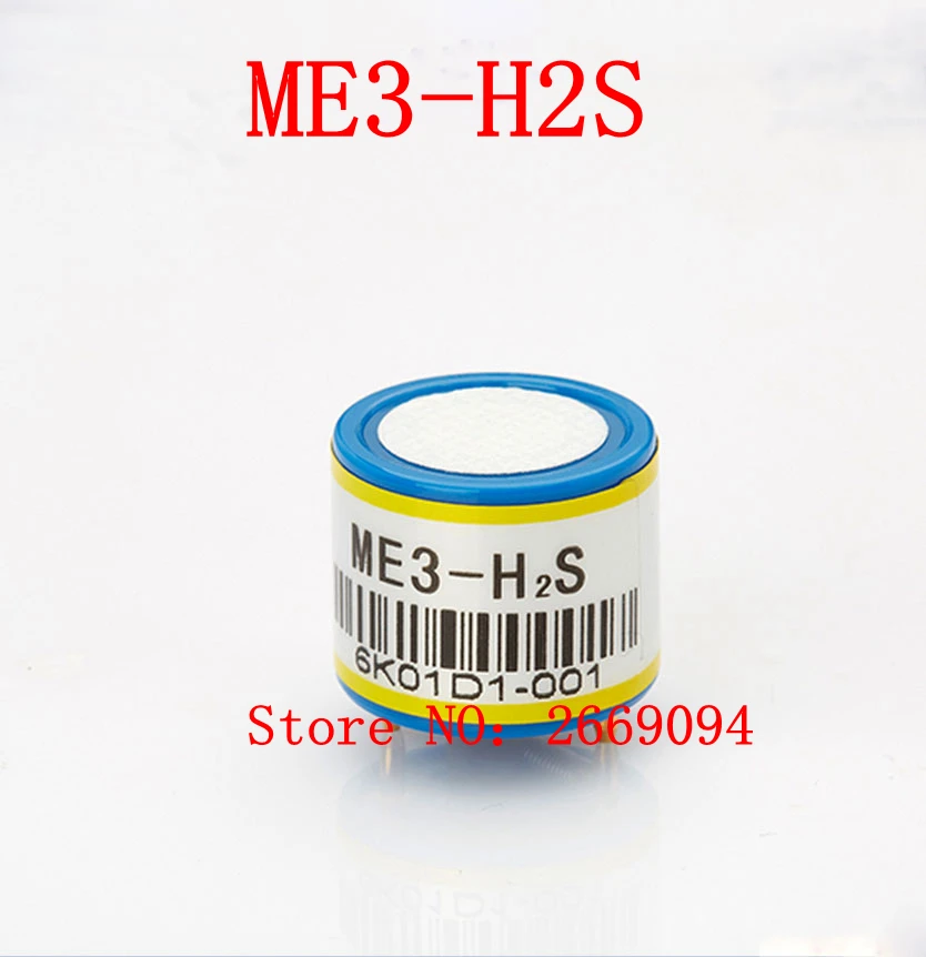 

1pcs /2pcs Winsen ME3-H2S Hydrogen Sulfide Gas Sensor Excellent Wide Linear Range Low Consumption Good Anti-interference Ability