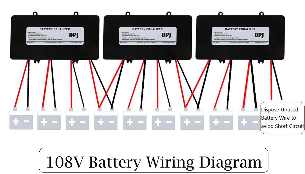 96V 108V 120V Battery equalizer used for lead-acid batteris Balancer charger 