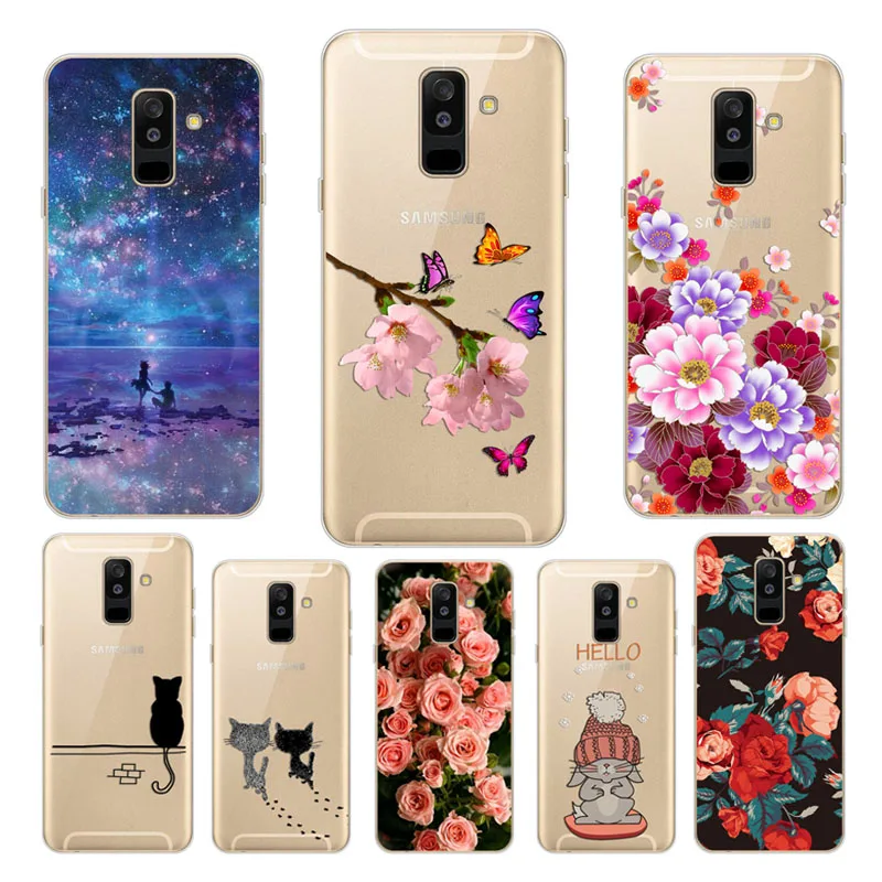 

Soft Case FOR Samsung Galaxy A8 2018 Case A530F Cover TPU Phone Back Protetive Fundas FOR Samsung A8 Plus 2018 A730F Coque Case