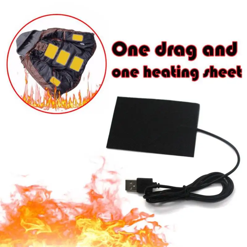 

Electric Heating Pads Thermal Clothes Warmer Heated Jacket Mobile Warming IUSB Switch For DIY Heated Clothing without Switch