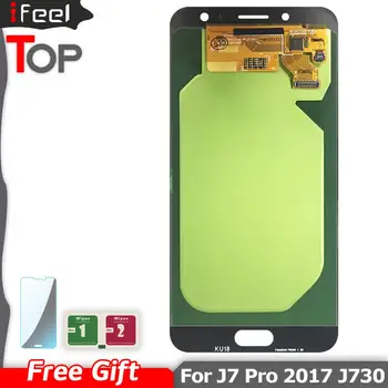 

5.5inch AMOLED Display for SAMSUNG Galaxy J7 Pro J730 LCD For SAMSUNG J7 2017 J730F Display Touch Screen Digitizer