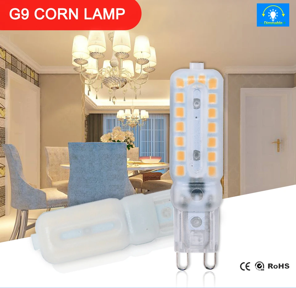 Mini G9 Led Light AC 220V bulb SMD 2835 Spotlight For Crystal Chandelier Replace 30W 40W 50W Halogen (1)